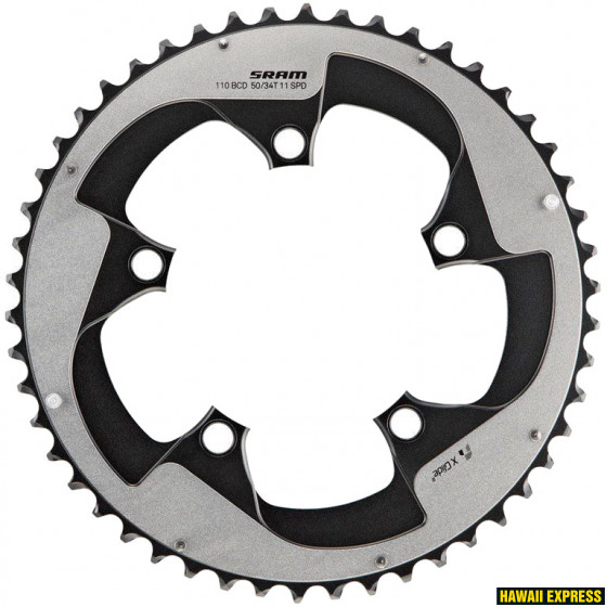 11.6218.010.000-560x560.jpg Chain Ring Road Red22 X-Glide R 50T Yaw 11 Speed S3 110 Alum 5mm Falcon Grey BB30 or GXP (50-34) - Image 1
