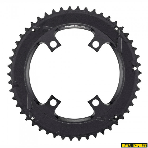 11.6218.039.000-560x560.jpg Chain Ring Road Asymmetrical 50T 110 Alum 3mm Black (50-34) - Image 1