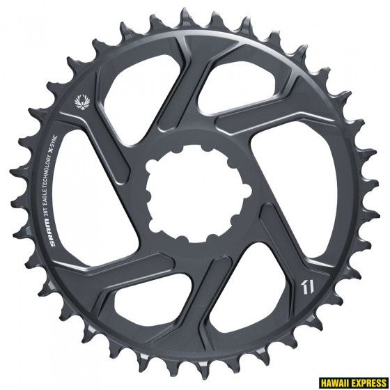 11.6218.042.009-560x560.jpg Chain Ring X-SYNC 2 38T Direct Mount 3mm Offset Boost Eagle Polar Grey - Image 1