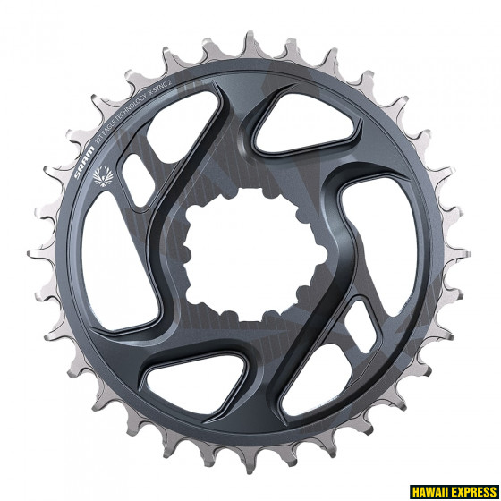 11.6218.046.000-560x560.jpg Chain Ring X-SYNC 2 30T Direct Mount -4mm Offset Eagle Cold Forged Lunar Grey - Image 1